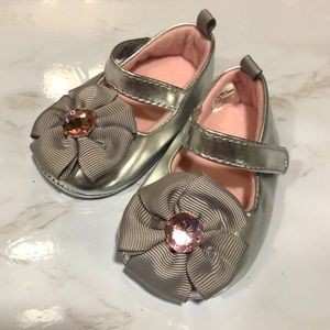 Stepping Stones Rhinestone Ballet Flats 3-6 months